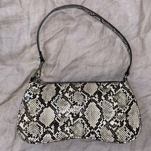 Y2K style JW Pei Eva shoulder bag - snake embossed vegan leather